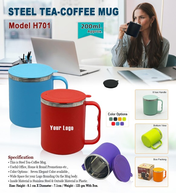 Steel Tea-Coffee Mug