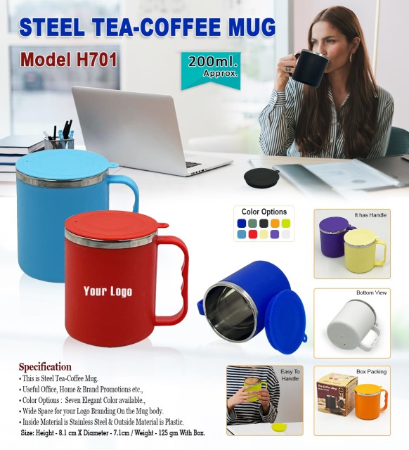 Steel Tea-Coffee Mug