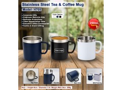 Stainless Steel Tea & Coffee Mug