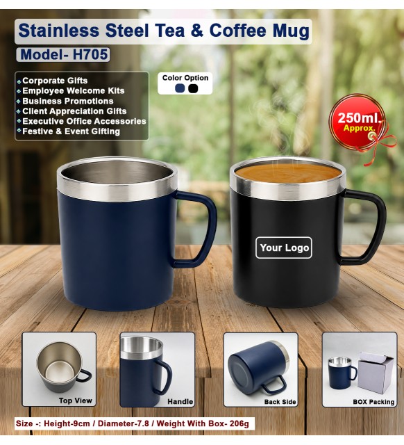 Stainless Steel Tea & Coffee Mug