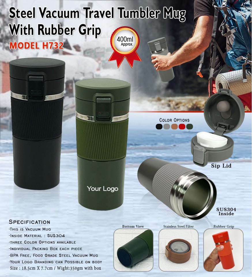 Steel Vacuum Tumbler Mug