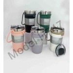 Steel Vacuum Mug with Handle 