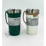 Steel Vacuum Mug with Handle 
