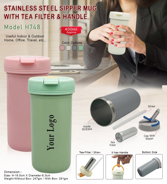 Vacuum Mug with Tea Filter