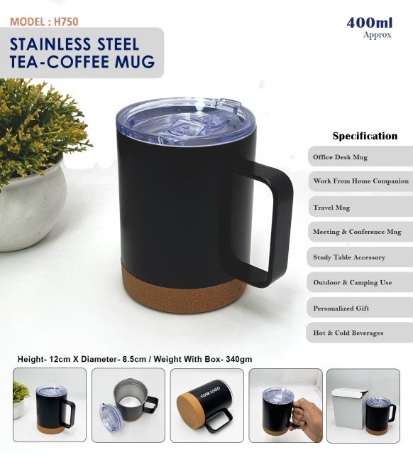 Steel Tea-Coffee Mug 