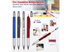 H037 5-in-1 Multi-Function Tool Ball Pen for Corporate Gifting & Promotional Branding