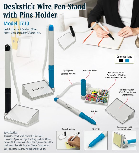 Deskstick Wire Pen Stand 