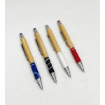 Wooden Ball Pen with Stylus 