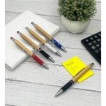 Wooden Ball Pen with Stylus 