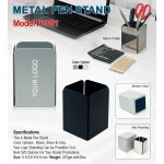 Metal Pen Stand - Grey