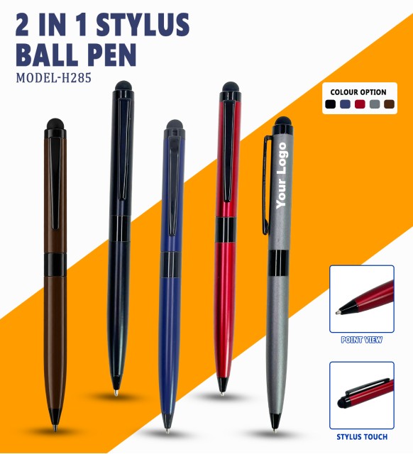 2 IN 1 Stylus Ball Pen