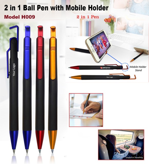 Ball Pen With Mobile Stand 