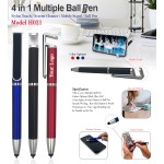 4 in 1 Stylus Pen with Mobile Stand & Screen Cleaner