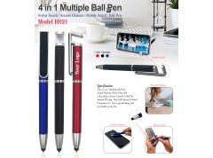 4 in 1 Stylus Pen with Mobile Stand & Screen Cleaner