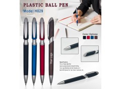 H029 Premium Plastic Ball Pen for Corporate Gifting, Promotional Branding & Bulk Orders