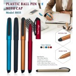 H033 Premium Plastic Ball Pen with Cap for Corporate Gifting & Promotional Branding