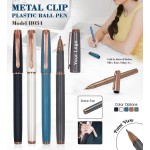 H034 Premium Metal Clip Plastic Ball Pen for Corporate Gifting & Executive Branding