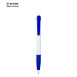 H045 Plastic Ball Pen with Curved Grip for Corporate Gifting & Promotional Branding