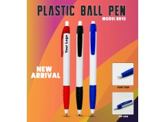 H045 Plastic Ball Pen with Curved Grip for Corporate Gifting & Promotional Branding