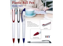 Plastic Ball Pen with Custom Logo Branding