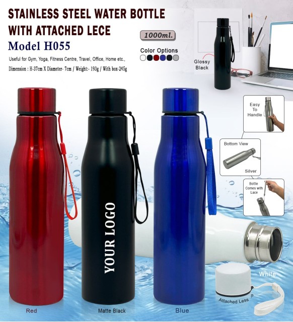 Stainless Steel Water Bottle – 1000 ml | H055
