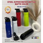 Steel Sipper Water Bottle-Matt