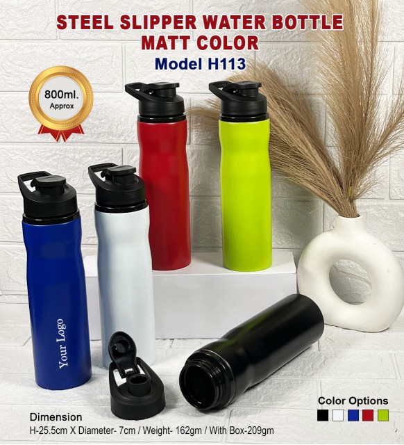 Steel Sipper Water Bottle-Matt
