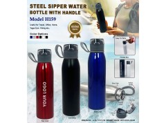 Steel Sipper Bottle with Handle 