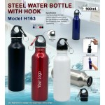 Steel Water Bottle With Hook