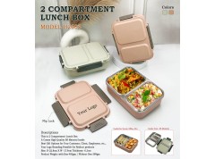 2 Compartment Lunch Box