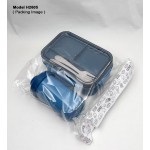 3 COMPARTMENT LUNCH BOX WITH BOTTLE, SPOON & FORK 