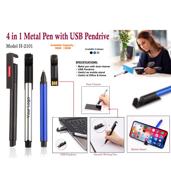 Pen Pendrive with Mobile Stand 