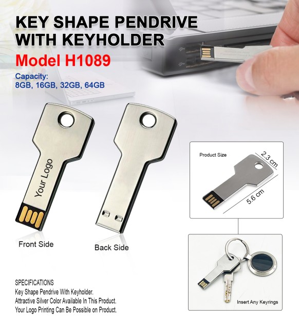 Key Shape Pendrive