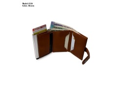 H1124 Premium Pop-Up Card Holder Wallet with RFID Style Aluminum Card Case for Corporate Gifting