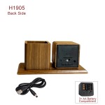 wooden desk organizer