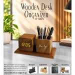 wooden desk organizer