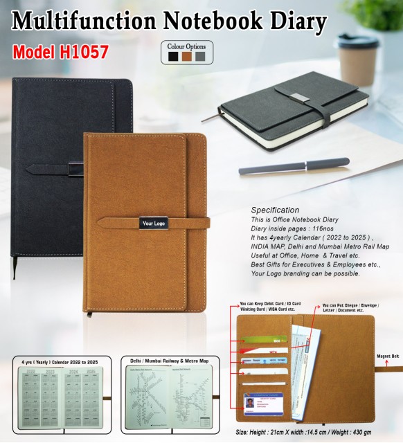 Multifunction Notebook Diary 