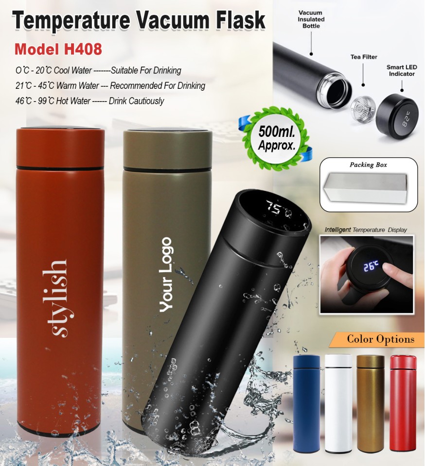 gift use 500ml intelligent thermos temperature