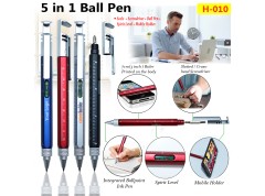 H010 5 in 1 Multi Tool Ball Pen with Ruler, Screwdriver & Mobile Holder for Corporate Gifting