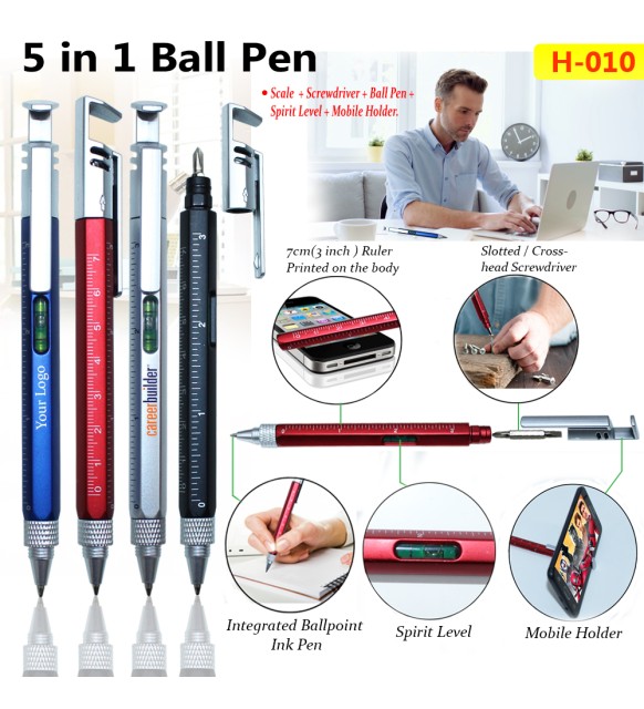 4 in 1 Screwdriver Ball Pen 