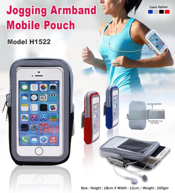 Jogging Armband Mobile Pouch