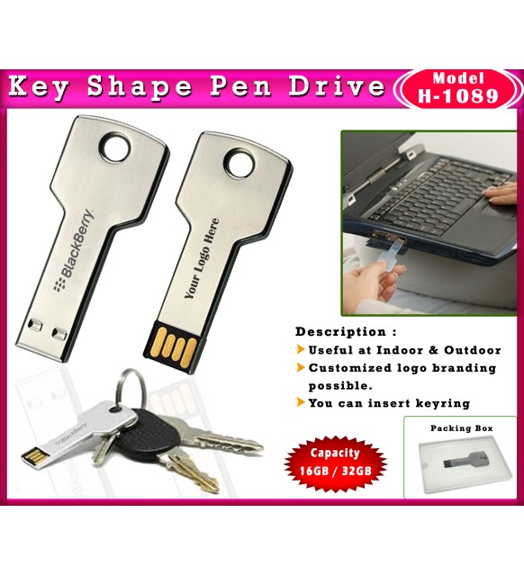 Key Shape Pendrive