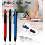 H019 Premium Metal Clip Ball Pen for Corporate Gifting, Promotional Branding & Executive Use