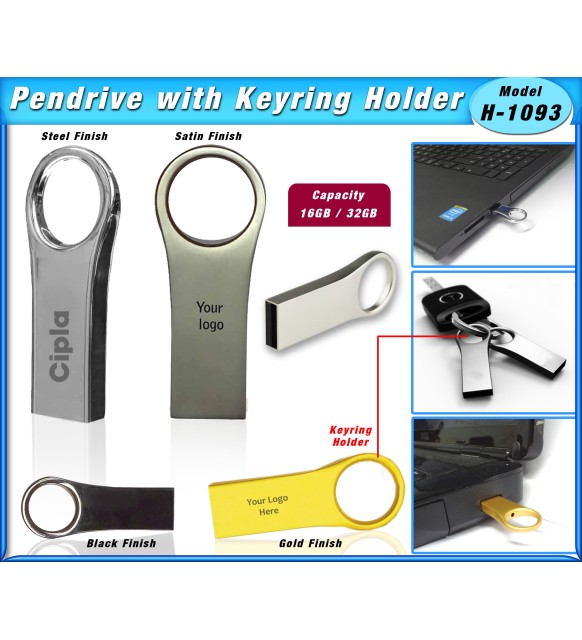 Pendrive With Keyring Holder