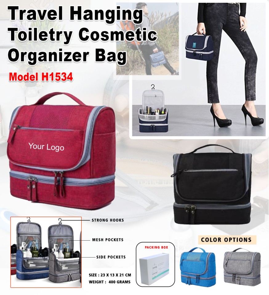 Travel Hanging Toiletry  Makeup Cosmetic Bag